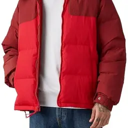 Rockridge Short Puffer in Russet Brown