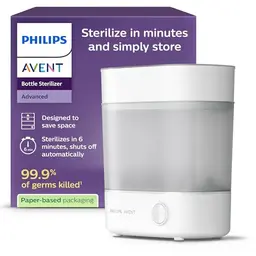 Philips Avent Sterilisator-Geschenkset mit Flasche und Saugerbürste