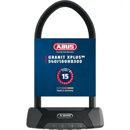 ABUS Bügelschloss Granit XPlus 540 mit USH-Halterung, 13 mm Bügel, Sicherheitslevel 15