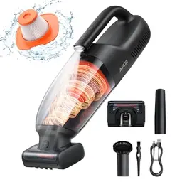 Baseus AP02 Kabelloser Handstaubsauger für Auto und Zuhause, 160W, mit LED-Beleuchtung und 10000mAh Akku