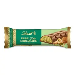 Lindt Dubai Style Riegel 40g mit Vollmilch-Schokolade und Pistazien-Creme