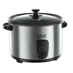 Russell Hobbs Reiskocher 1,8l mit Dampfgarer und Warmhaltefunktion, Schongarer für Gemüse und Fisch