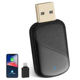 MEETOWN 2-in-1 Wireless Carplay & Android Auto Adapter, Kabellos, Plug & Play, kompatibel mit AD10+/iOS 10+