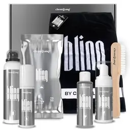 cleangang Premium Schuhpflege-Set mit Bürste, Creme & Imprägnierspray – 7-in-1 Schuhputzset für Leder, Sneaker & Nubuk