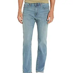Amazon Essentials Herren Bootcut-Jeans - Hellblau Vintage, Größe 36W / 33L
