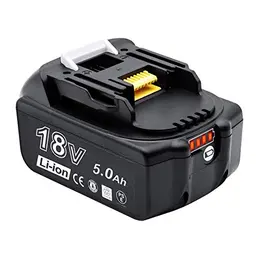 AKKOPOWER 18V 5000mAh Akku mit LED Indikator, kompatibel mit BL1850, BL1860B und weiteren Modellen