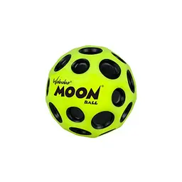 Waboba Moon Ball – Hochspringender Gummiball für Kinder – Leicht Greifbar, Gelb