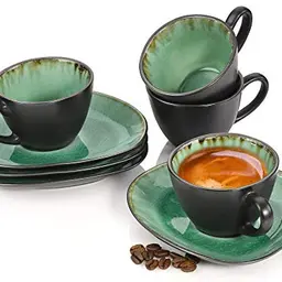 Sänger Espressotassen Set Palm Beach, 8-teilig, modernes Design, 80 ml