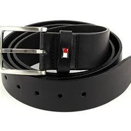 Tommy Hilfiger Herren Gürtel New Denton, Schwarz, 105 cm