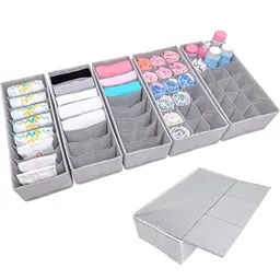 SIMPLE JOY® HEMNES Organizer 5er Set - Praktisches Ordnungssystem für Wickelbedarf und Kinderkleidung