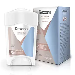Rexona Women Maximum Protection Deo Creme Clean Scent 45 ml – 96 Stunden Schutz gegen Schwitzen