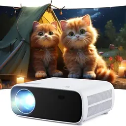 2025 Hochleistungs Beamer mit WiFi und Bluetooth, 20000 Lumen, 4K-Unterstützung, Full HD 1080P