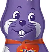 Milka Schmunzelhase Daim – Osterschokolade mit Karamellstückchen – 24 x 45g