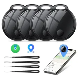 4er Pack Smart Tracker Tag für Schlüssel und Gepäck, kompatibel mit Apple Find My, wasserdicht, Bluetooth