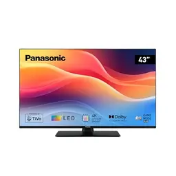 Panasonic 43" 4K Ultra HD Smart TV W61 Serie, Dolby Vision & Atmos, Game Mode Plus, Alexa & Google, Schwarz