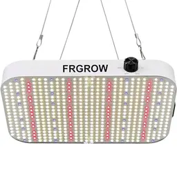 FRGROW 130W LED Pflanzenlampe Dimmbar, 12000 Lumen Vollspektrum für 60x60CM Growzelt