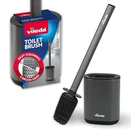 Vileda Silikon Toilettenbürste mit Edelstahlgriff – Hygienisch und sofort einsatzbereit