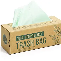 50 Kompostbeutel 30L - 100% biologisch abbaubar mit EN13432 Zertifizierung