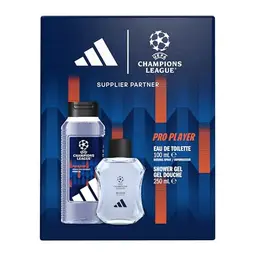 adidas UEFA Champions League Pro Player Eau de Toilette & Duschgel 100ml + 250ml