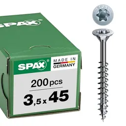SPAX Universalschrauben, 3,5 x 45 mm, 200 Stück
