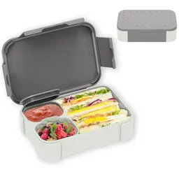 XJIANFU Brotdose Kinder 900ml Auslaufsicher Bento-Box für Mädchen & Jungen, Mikrowelle & Spülmaschine geeignet