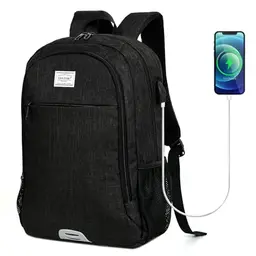TANTOMI Rucksack Herren 15,6 Zoll - Anti-Diebstahl Reiserucksack für Business und Schule, Schwarz