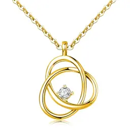 KENIY Zirkonia Anhänger Halskette Damen Silber Herz Charm 925 Freundschaftskette Geschenk für Frau oder Mama