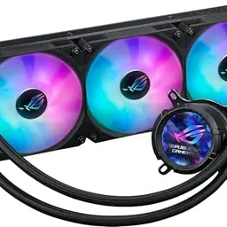 ASUS ROG Strix LC III ARGB All-in-One Flüssigkühlung mit 2,1 Zoll Display und 3 ROG ARGB-Lüftern
