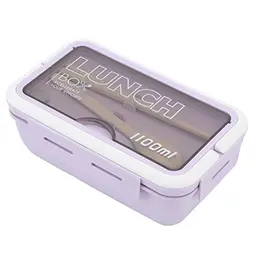 Natudeco 1100 ml Thermo-Lunchbox - Bento-Box für Kinder & Erwachsene, ideal für Schule, Picknick & Reisen (Lila)