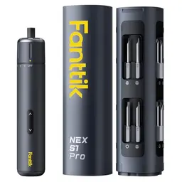 Fanttik S1 Pro Magnetischer Elektrischer Schraubendreher mit 16 Bits und 2000-mAh-Akku für Möbel- und Computerreparatur