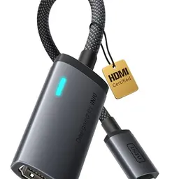 INIU USB C auf HDMI Adapter 4K 60Hz für MacBook, iPad, iPhone, Pixelbook, Surface Pro, Dell und Samsung