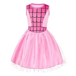 Aomig Kostüm für Mädchen - Prinzessin Kleid mit Maske für Halloween und Karneval