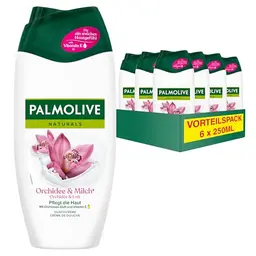Palmolive Naturals Orchidee & Milch Duschcreme 250ml mit Orchideenduft & Vitamin E