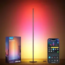 Govee RGBIC LED Stehlampe, Dimmbar mit WiFi, Alexa & Google Assistant, 16 Millionen Farben, 58 Szenenmodi, für Wohnzimmer & Gaming