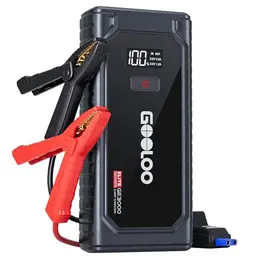 GOOLOO GE3000 Starthilfe Powerbank, 3000A Booster für 12V Autos, inklusive USB-Ladekabel und Starthilfekabel