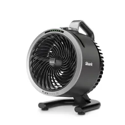 Shark FlexBreeze HydroGo – Kompakter Nebelventilator für drinnen und draußen, leise, kabellos, 5 Geschwindigkeiten, anthrazit