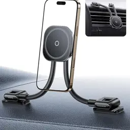 Baseus C03s Magnetische Handyhalterung für Auto mit 2 Flexiblen Armen, kompatibel mit iPhone und Samsung