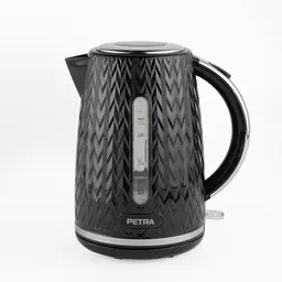 Petra Chevron Elektrischer Wasserkocher, 1,7 l, BPA-frei, 2200 W, mit Trockengehschutz und Abschaltautomatik