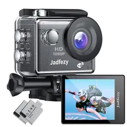 Jadfezy FHD 1080P Action Cam - Wasserdicht bis 30M, 140° Weitwinkel, inkl. 2 Akkus & Zubehör