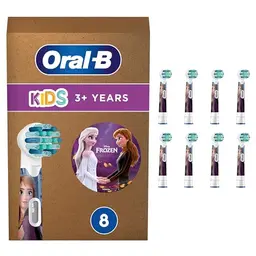 Oral-B Kids Frozen Aufsteckbürsten, 8 Stück, extra weiche Borsten, für Kinder ab 3 Jahren