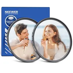NEEWER Kamera Objektivfilter 55mm 1/4" & 1/8" - 2-teiliges Set mit Etui und Reinigungstuch für verträumte Porträtfotografie