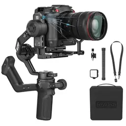 FeiyuTech SCORP 3 Kit Kamera Gimbal – Professioneller Stabilisator mit Tragetasche für Sony/Canon/Nikon