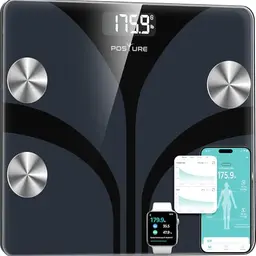 Digital Personenwaage mit 13 Messwerten, BMI, App-Synchronisierung, bis 180 kg