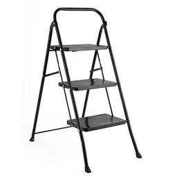Kleeneze 3-stufige Trittleiter, klappbar, rutschfeste Füße, bis 150 kg, für Haushalt & DIY