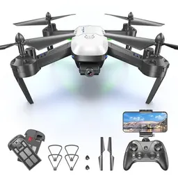T6 Faltbare Kamera-Drohne 1080p mit 2 Akkus und Headless Modus - Ideal für Anfänger