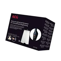 AEG AEF150 Filterset für CX7-2 (Doppelpack, Staubsauger Filter, einfache Reinigung, schwarz/weiß)