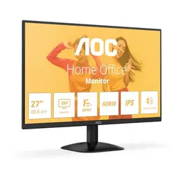 AOC Q27B35E 27 Zoll WQHD Monitor, 75Hz, IPS, HDR10, HDMI & DisplayPort, Schwarz