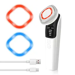 Gesichtsmassagegerät mit 4 Modi, EMS, Lichttherapie & Hautstraffung – Anti Aging & Lifting für Damen & Herren