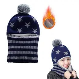 GUTERTOP Kinder-Sturmhaube für Winter, Balaclava Mütze, Fleece Mütze ab 4 Jahren