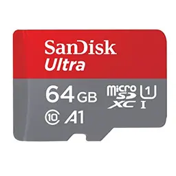 SanDisk Ultra 64 GB microSDXC Karte für Smartphones und Tablets, 10 Jahre Garantie
